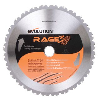 Evolution 10 in Standard Tooth Tungsten Carbide Tipped Steel Circular Saw Blade