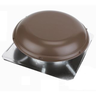 Air Vent Brown Aluminum Roof Vent (Fits Opening 14 in; Actual 25.375 in x 8.625 in x 25.625 in)