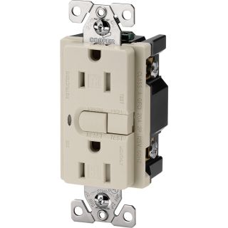 Cooper Wiring Devices 15 Amp Aspire Desert Sand Decorator GFCI Electrical Outlet