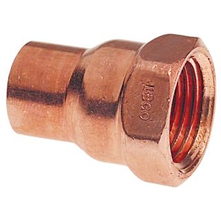 1/2 in x 1/2 in Copper Threaded Adapter Fitting