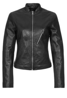 Tommy Hilfiger   FELGA   Leather jacket   black