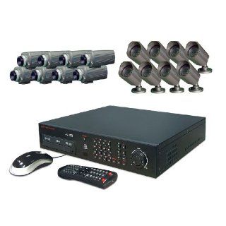 Clover Electronics BUN16235 Stand Alone 16ch DVR with 16 Super High Resolution SONY Chipset CCD Cameras   500 GB HDD  Digital Surveillance Recorders  Camera & Photo