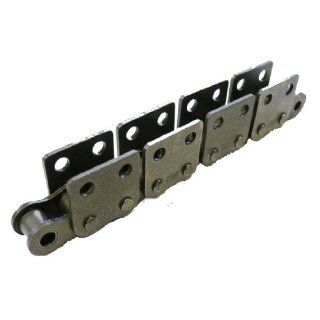 Roller chain with straight attachments 08 B 1 M2 2xp attachments wide version on both sides