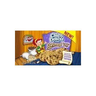 Keebler Chips Deluxe Oatmeal Chocolate Chip Cookies, 14.5 Ounces  Grocery & Gourmet Food