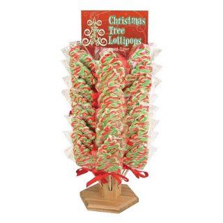 Christmas Tree Pops Oak Counter Display  Candy  Grocery & Gourmet Food