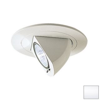 Nora Lighting 4 in White Gimbal Recessed Light Trim