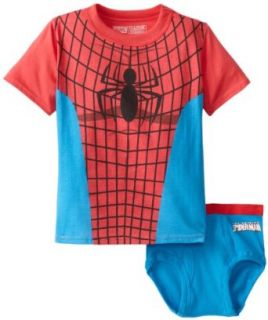 Handcraft Boys 2 7 Spiderman Fundeez Under Tee and Brief Clothing