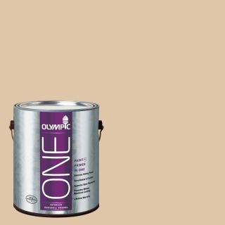 Olympic One 124 fl oz Interior Eggshell Vanilla Brandy Latex Base Paint and Primer in One with Mildew Resistant Finish