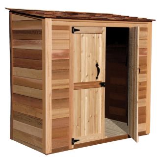 Outdoor Living Today Lean To Cedar Storage Shed (Common 6 ft x 3 ft; Interior Dimensions 6.08 ft x 2.93 ft)