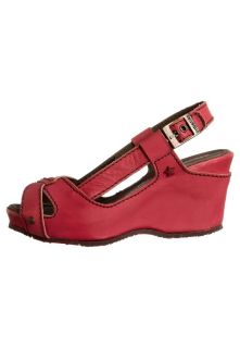 Cubanas AZUCA   Wedge Sandals   red