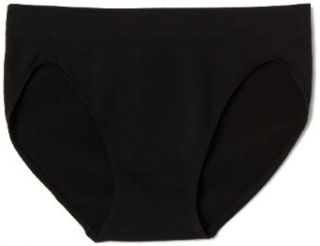 Wacoal Women's B Smooth Seamless Matte Hi Cut Panty Brief Panty, Black, 7/8 Briefs Underwear