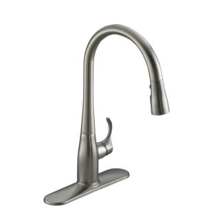 KOHLER Simplice Vibrant Stainless 1 Handle Bar Faucet