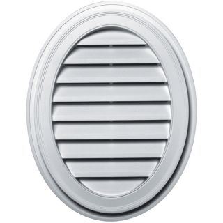 Builders Edge White Vinyl Gable Vent (Fits Opening 9 in x 9 in; Actual 27 in)