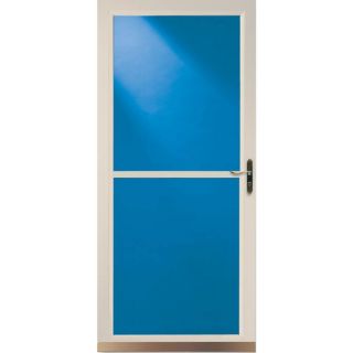 LARSON Almond Tradewinds Full View Tempered Glass Storm Door (Common 81 in x 36 in; Actual 80.71 in x 37.56 in)