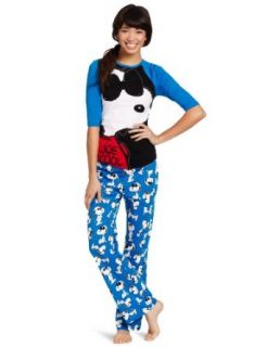 Briefly Stated Juniors Knit Pajama Set, Assorted, Medium Clothing