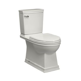 Jacuzzi Prestige White 1.28 GPF (4.85 LPF) 12 in Rough In WaterSense Elongated 2 Piece Comfort Height Toilet