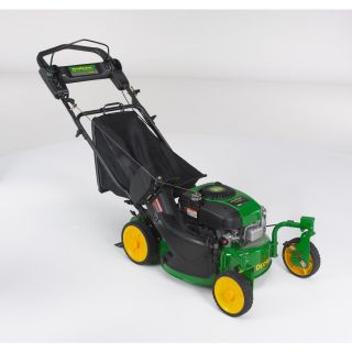 John Deere 190 cc 21 in Self Propelled Rear Wheel Drive 2 in 1 Gas Push Lawn Mower with Briggs & Stratton Engine and Mulching Capability