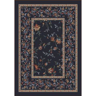 Milliken Hampshire 32 in x 46 in Rectangular Yellow Floral Accent Rug
