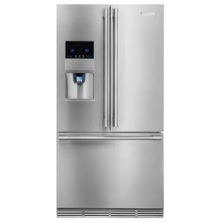 Electrolux Icon 22.5 cu ft French Door Counter Depth Refrigerator with Single Ice Maker (Stainless Steel) ENERGY STAR