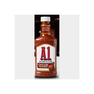 A1 Chicago Steak House Marinade (Case Count 6 per case)(Case Contains 96 OZ)  Gourmet Marinades  Grocery & Gourmet Food
