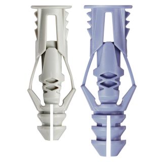 Cobra 55 Pack Triple Grip 5/16 in Assorted Colors Plastic Medium Duty All Purpose Anchor