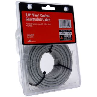 Campbell Commercial 50 ft Weldless Metal Steel Cable