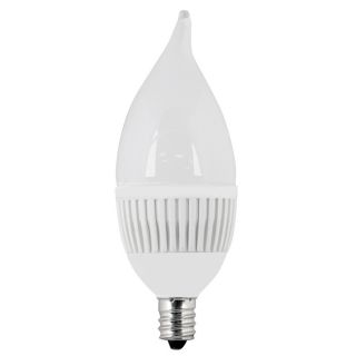Utilitech 4.8 Watt (40W Equivalent) Candelabra Base (E 12) Warm White Dimmable Decorative LED Light Bulb