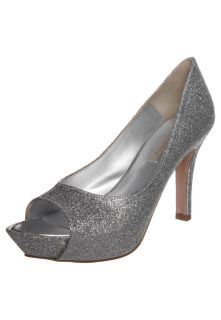 Pura Lopez   Peeptoe heels   silver