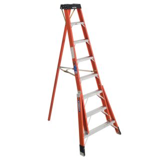 Werner 8 ft Fiberglass 300 lb Type IA Tripod Ladder