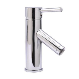 Virtu USA Chrome 1 Handle Single Hole WaterSense Bathroom Sink Faucet