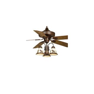Cascadia Lighting Protico 52 in Burnished Bronze Outdoor Downrod Mount Ceiling Fan