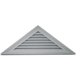 Builders Edge Paintable Vinyl Gable Vent (Fits Opening 10 in x 10 in; Actual 9/12 in Pitch  23 in x 62 in)