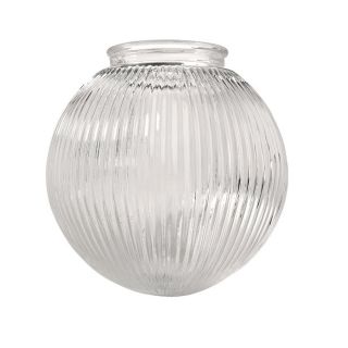 Litex 6 3/8 in Clear Vanity Light Glass