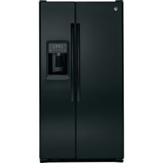GE Profile 23.34 cu ft Side by Side Refrigerator (Black)