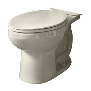 American Standard Evolution Standard Height Linen 12 in Rough In Round Toilet Bowl