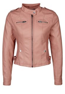 Vero Moda   HOUSTON   Faux leather jacket   orange