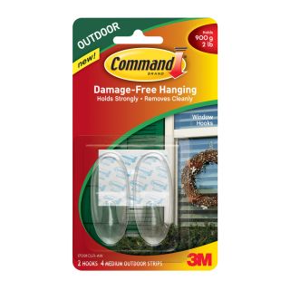 Command 2 Pack Plastic Adhesive Hooks