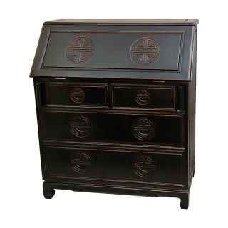 Oriental Furniture Rosewood Furniture Antique Black Writing Desk