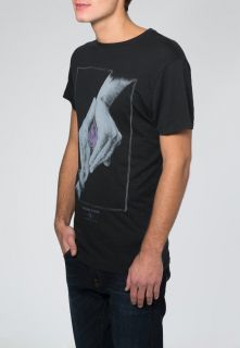 Volcom INTO THE VOID   Print T shirt   black