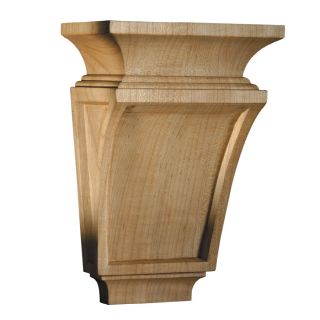 6 in x .75 ft x 4 in Unfinished Interior Maple Corbel Accent