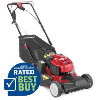 Troy Bilt TB280 ES 190cc 21 in Key Start Self Propelled Front Wheel Drive 3 in 1 Gas Push Lawn Mower with Briggs & Stratton Engine and Mulching Capability
