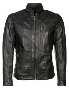 Jofama   CHARLES   Leather jacket   black