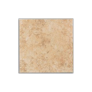 American Olean 8 Pack 18 in x 18 in Verapaz Roman Beige Ceramic Floor Tile (Actuals 18 in x 18 in)