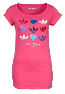 adidas Originals   Print T shirt   pink