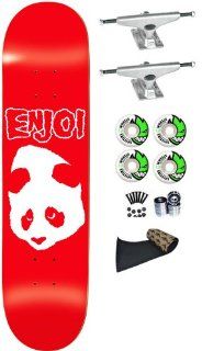 Enjoi Doesn't Fit 8.25 Krux Trucks Spitfire 53mm Wheels Abec 7's Jessup Grip Tape Skateboard Deck Complete  Sports & Outdoors