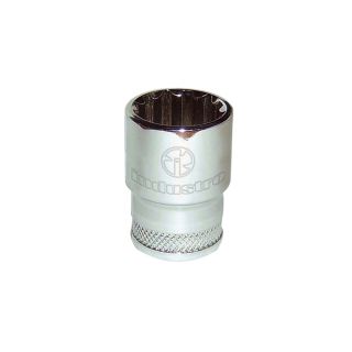 Industro 3/8 in Drive Shallow Standard (SAE) Impact Socket