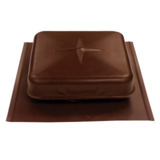 Air Vent Brown Steel Roof Vent (Fits Opening 8 in; Actual 16.75 in x 15 in x 4 in)