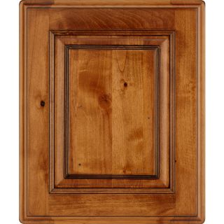 Schuler Cabinetry Prescott 17.5 in x 14.5 in Chestnut Glazed Ebony Square Cabinet Sample