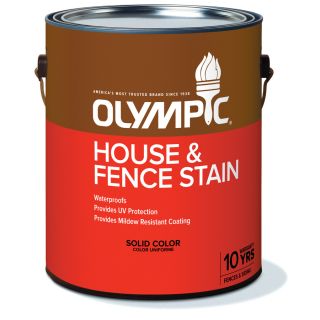 Olympic 1 Gallon Must Be Tinted Solid Exterior Stain