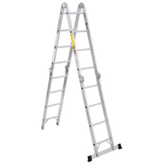 Werner 16 ft Aluminum 300 lb Type IA Multi Position Ladder